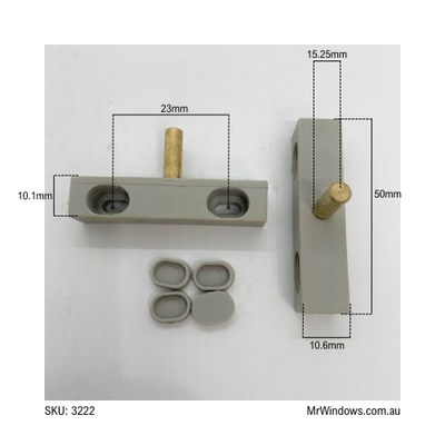 Shower pivot kit - suits Marble Trend BOSTON/FLINDERS series - chrome