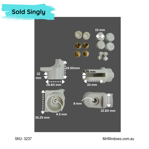 Pivot kit - suits Marble Trend Hampton 1830 Showers-KIT