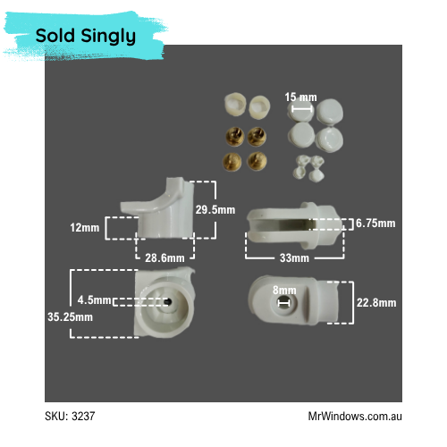Pivot kit - suits Marble Trend Hampton 1830 Showers-KIT