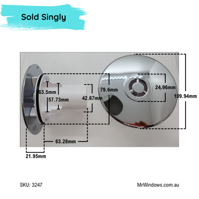 Seville High Entry McAlpine Waste Lid Assembly - Pre September 2007