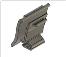 Pivot shower door catch - suits Bradnams pivot series