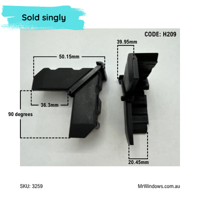 Shower bracket - Regency corner stakes - sold singly