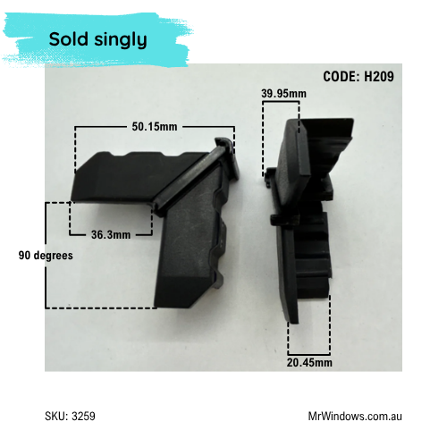 Shower bracket - Regency corner stakes - sold singly