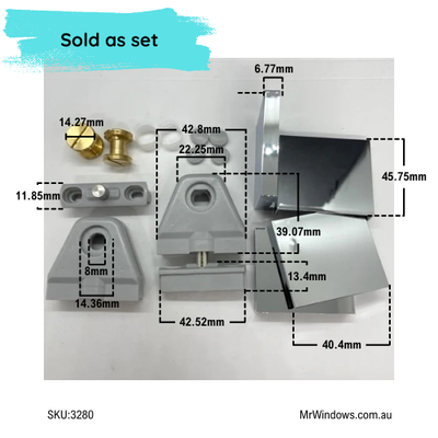 Square frameless pivot clamp system -
