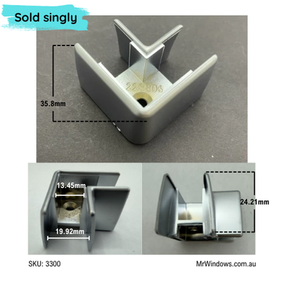 Stegbar shower corner bracket - suits Grange 500 series