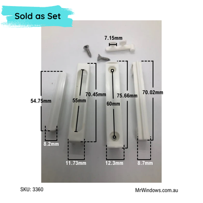 Magnetic shower catch - suits Phoenix, Evolution Lineals - WHITE