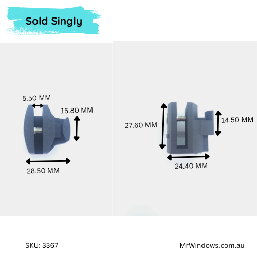 Shower Guide - Suits Marbletrend - 3D printed
