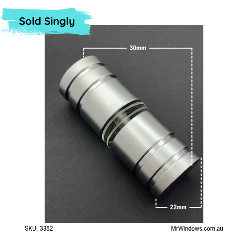 Shower handle - Back to back finger pull  Knob style -  - Sold singularly