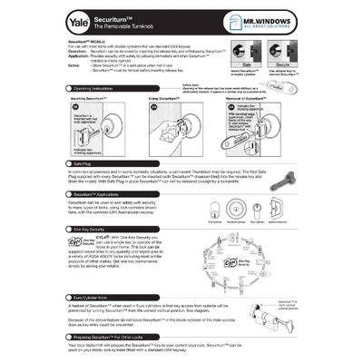 Hinged door lock - Induro body, Verona furniture