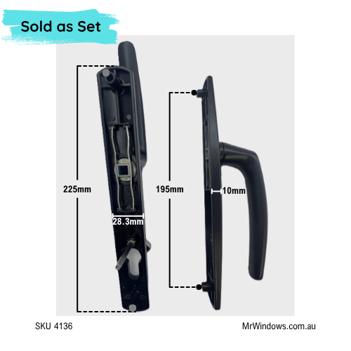 Handle - furniture set only - replaces Bradnams Signature series - DS1604 "Swan"