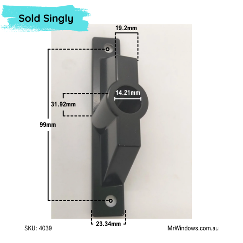 BORAL KM CYCLONE & G JAMES SLIDING HANDLE - Sold in component format