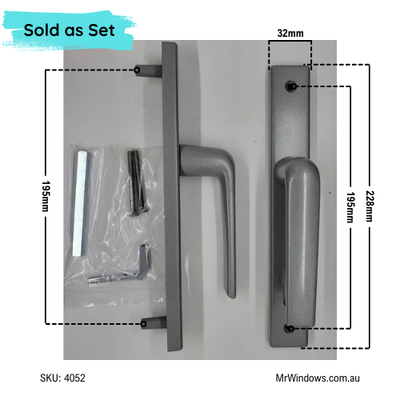 CiiLock Doors - Handle, Lock Cylinder, Lock Body, lift off hinge