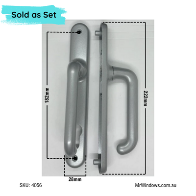 Hinged door lock - Induro body, Verona furniture