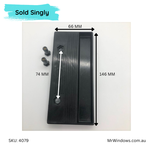 Sliding door External Pull Handle - No Hole