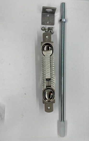 Flushbolt - recessed - 250mm rod - sold singly - Black