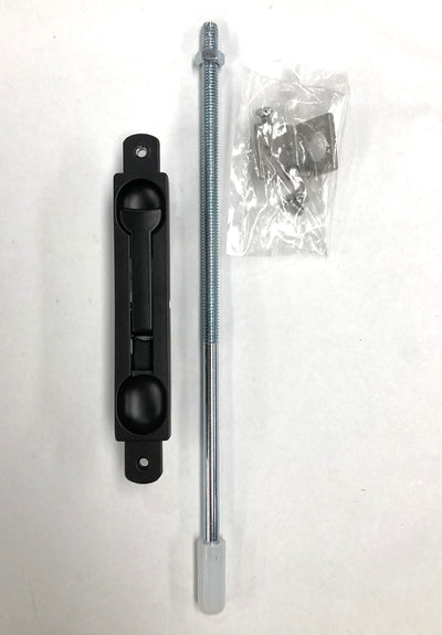 Flushbolt - recessed - 250mm rod - sold singly - Black