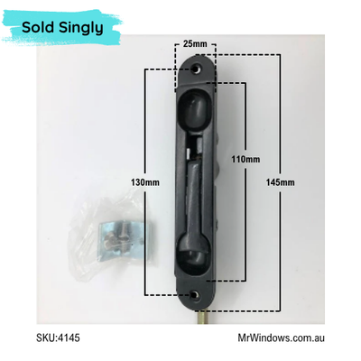 Flush Bolt - Recessed by Knight - sold singly