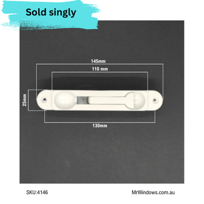 Flush Bolt - Recessed by Knight - sold singly