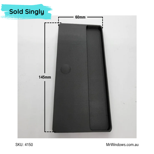External Sliding Door Handle Low Profile  - obsolete - 3D Printed- Sold singly