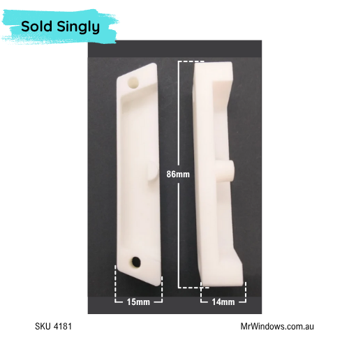 Strike, Keeper suits Alcan sliding doors -  3D printed