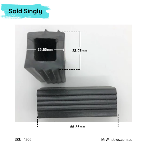 BUMP buffer stop for Dowell sliding windows and doors