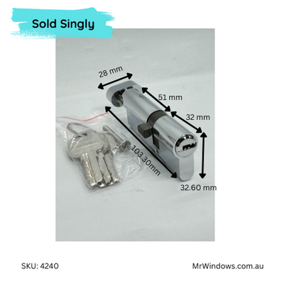 Cylinder, Barrel - Kll Euro cylinder Suits Kinlong French door lock