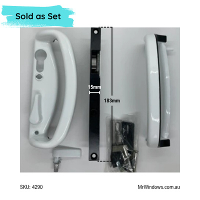 Sliding door lock - using Leichhardt lock body + furniture
