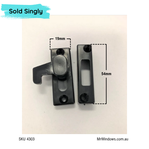 Bradnams, Dowell Fly Screen Handles - Left OR Right