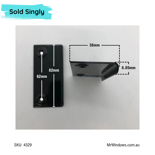 Handle - suits Screen Doors - No Hole Outer Pull