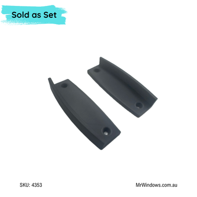 Flyscreen handles - OBSOLETE Bradnams insect doors - sold as set