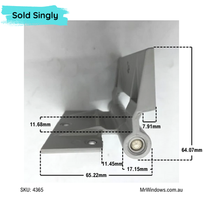 HINGES - Fairview MK2 + Elite aluminium door hinge - 1 x hinge for sale