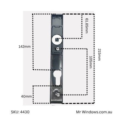Furniture only - lever handles - black - Suits Kinlong