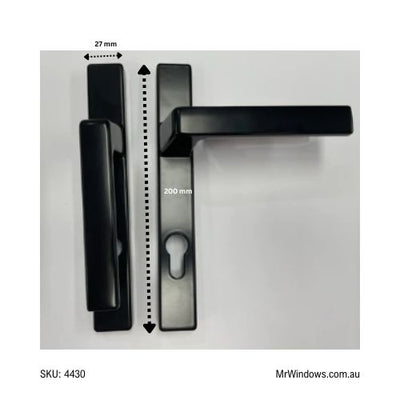 Furniture only - lever handles - black - Suits Kinlong