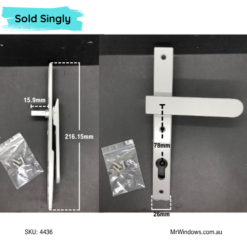 Bifold handle furniture internal only - suits Trend, FHS, Jason Windows