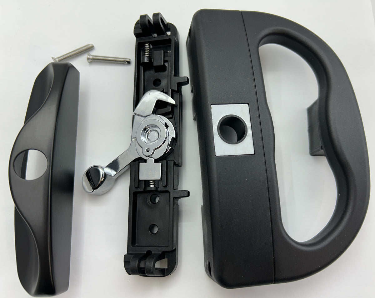 Sliding door lock DS970 - Dowell - Black - LIMITED STOCK & OPTIONS