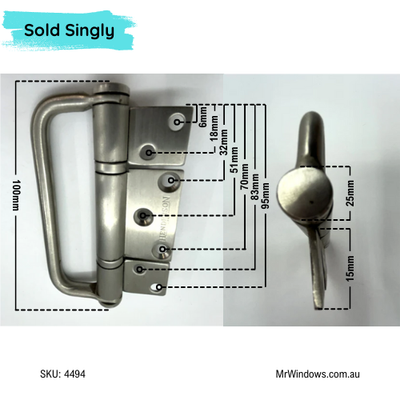 Henderson hinge and handle - sold singly