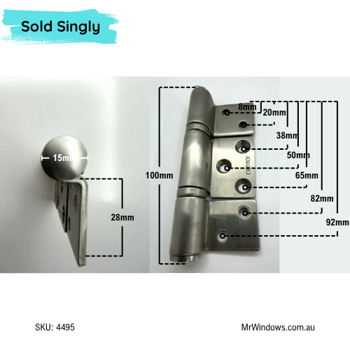 Centor bifold hinge - sold singly