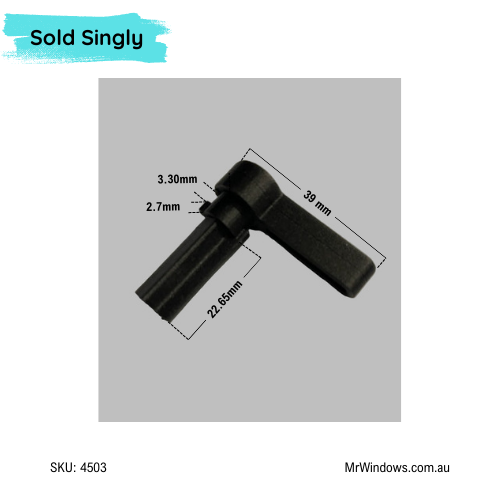 Bradnams old SD2 sliding door lock latch replacement - complete kit
