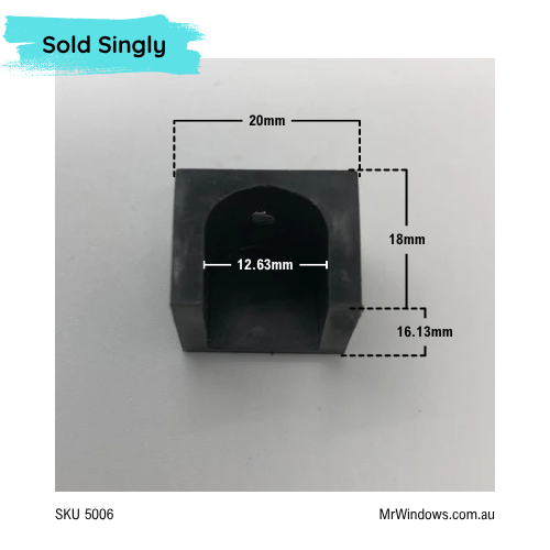 Double Hung Sash Stop - Sold singly