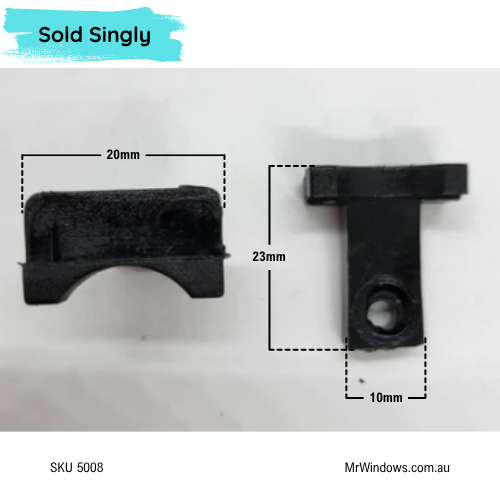 Crane Enfield Double Hung Guide Block - Black - Sold singly