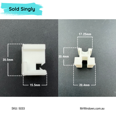 Double Hung Foot - suits Frontline, Boral windows - sold singly