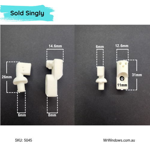Double Hung Boot - suits old Stegbar - (2 parts) 3D printed