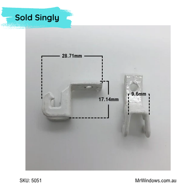 Double Hung Short Foot - Whitco - Long - Sold singly