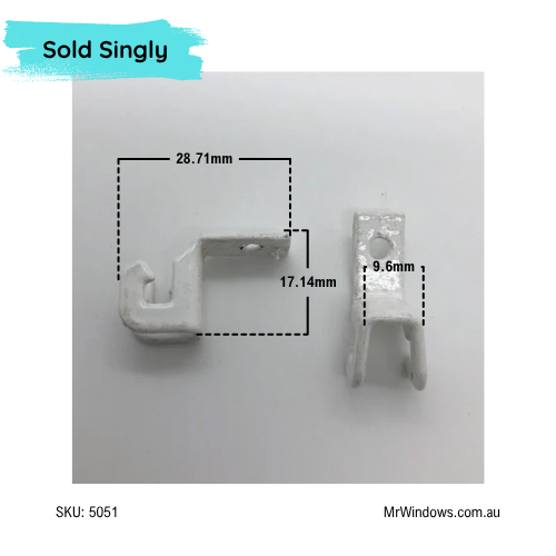 Double Hung Short Foot - Whitco - Long - Sold singly