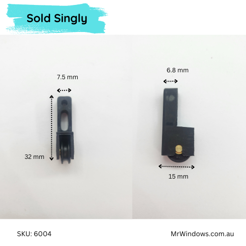 Airlite Window Roller Carriage & Roller, Narrow Body sold singly