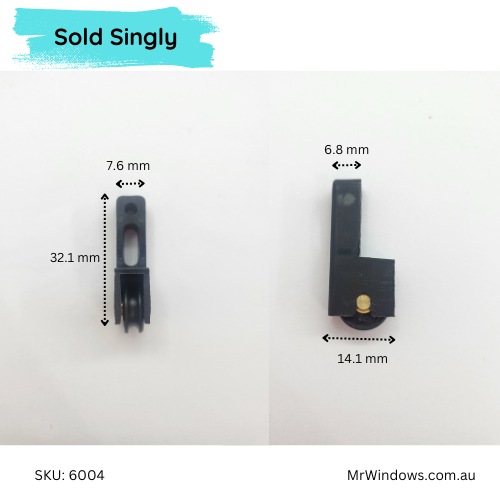 Airlite Window Roller Carriage & Roller, Narrow Body sold singly