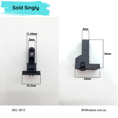 Window and roller - suits Connelly windows - 3D printed- Sold singly
