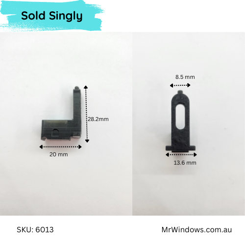 Window skid block - 3D printed- Sold singly