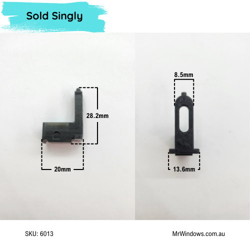 Window skid block - 3D printed- Sold singly