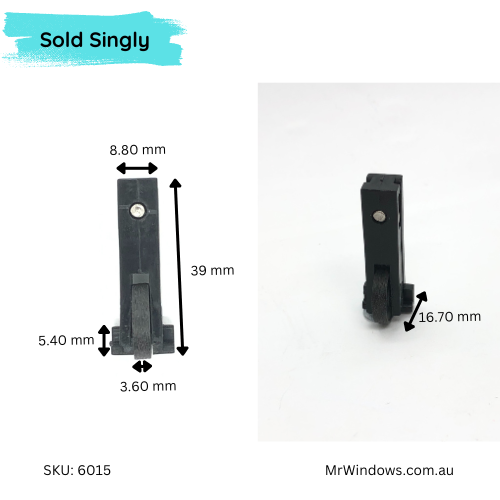 Window rollers -suit Boral KM Cyclone series- Sold singly